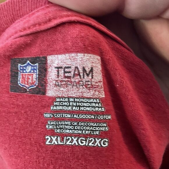 2pc San Francisco 49ers Long Sleeve T Shirts Bundle Red Mens 2xl Football Lot - Picture 5 of 7